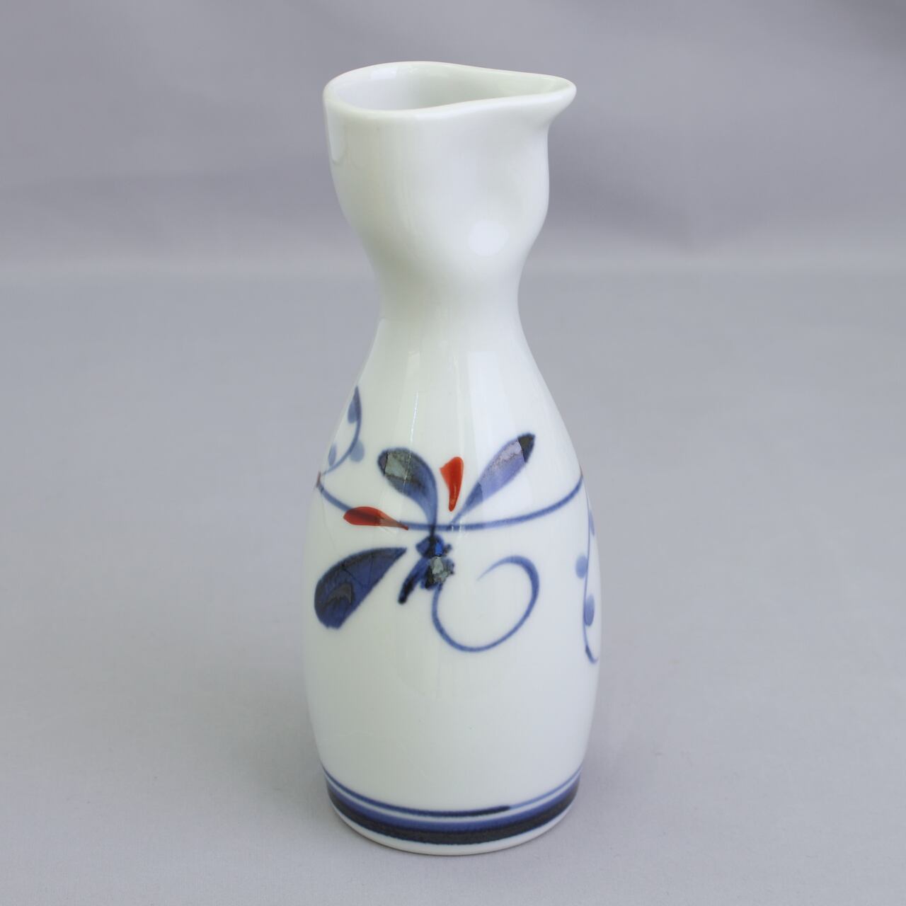 砥部焼 千山窯 1合徳利 上絵とんぼ