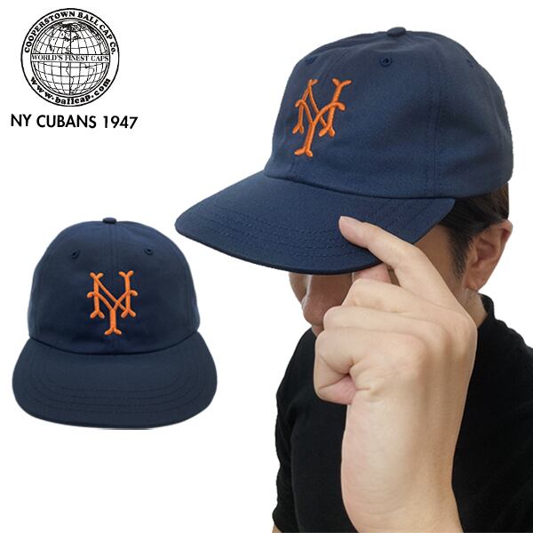 COOPERSTOWN BALLCAP クーパーズタウンボールキャップ NYCC47 NAVY フリーサイズ