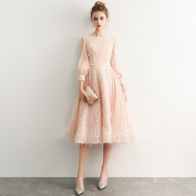 キラキラ ラメ ファー素材 オープンショルダー 七分袖 フレアミディ パーティドレス ピンク 白 黒 Xs S M L 6076 ブライズメイド パーティードレス専門店glitter Glamour グリッターグラマー キラキラ ラメ ファー素材 オープンショルダー 七分袖 フレアミディ パーティドレス ピンク 白 黒 Xs S M L 6076 ブライズメイド パーティードレス専門店glitter Glamour グリッターグラマー