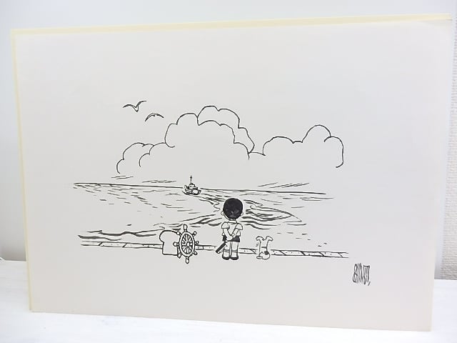 永島慎二直筆画　/　永島慎二　　[30479]