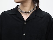 ロングネックレス 希少グレー