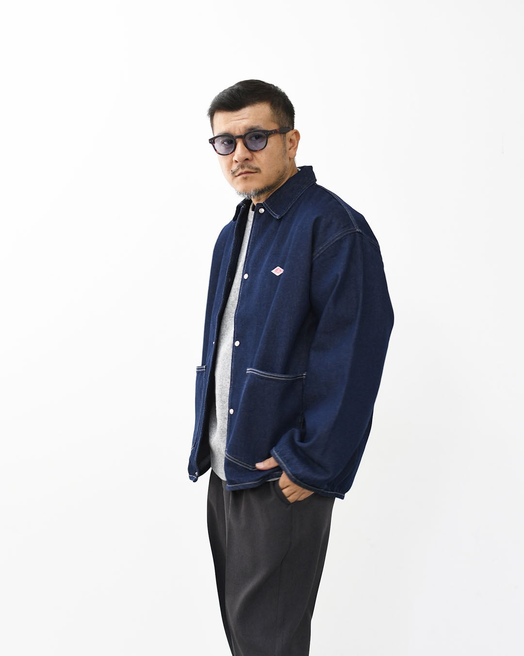 DANTON [ダントン] M COTTON DENIM COVERALL [DT-B0400 DNS] コットン