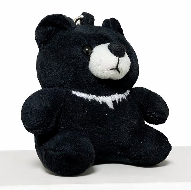 ツキノワグマSminiキーチェーン | 型紙清竹｜ぬいぐるみ生地・型紙・布