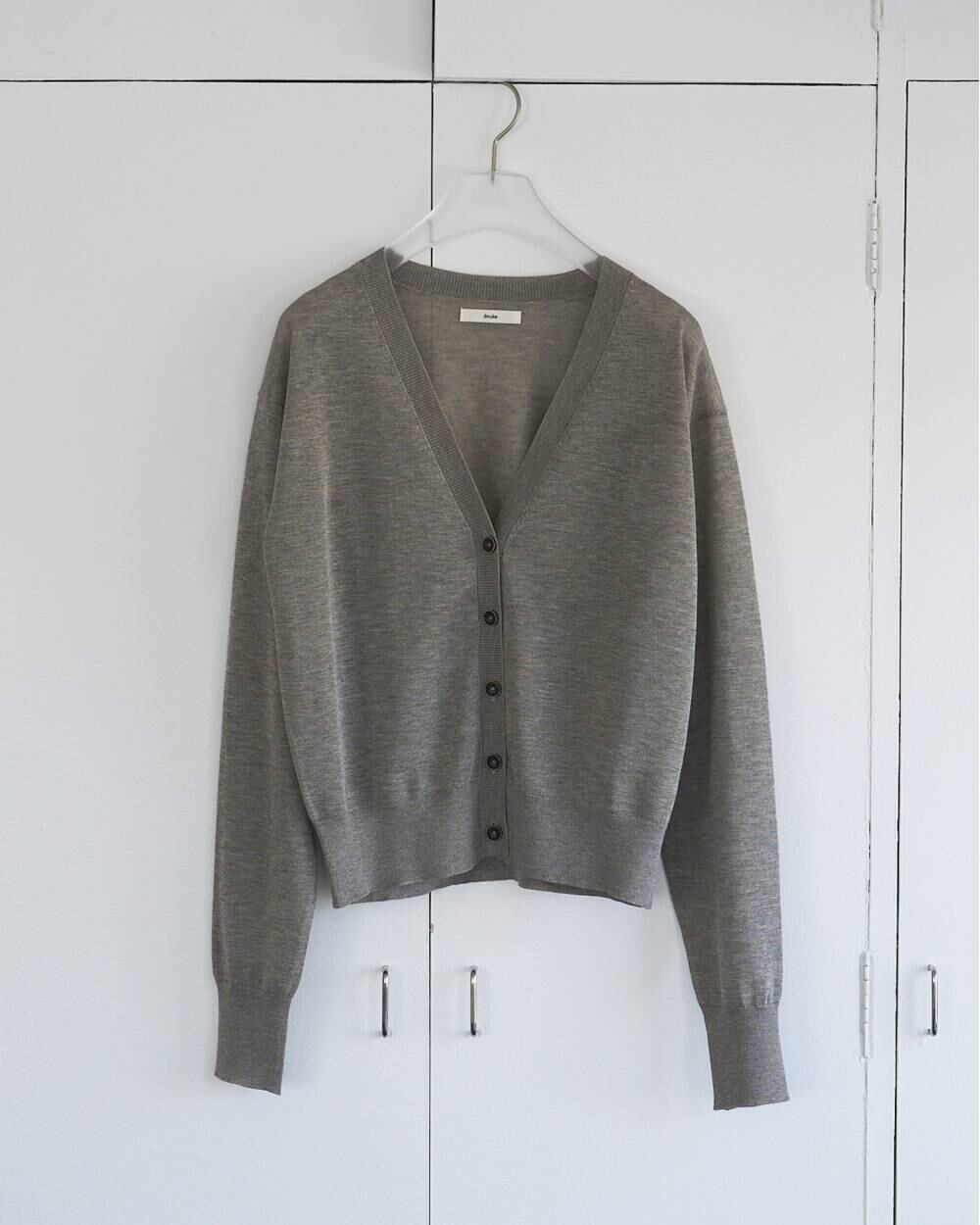 anuke 】Highgauge Sheer Cardigan | valance 福井｜レディース