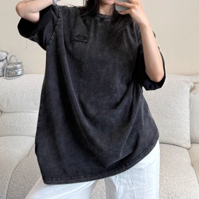 Chick American Embroidery Short sleeve Tshirt 125362