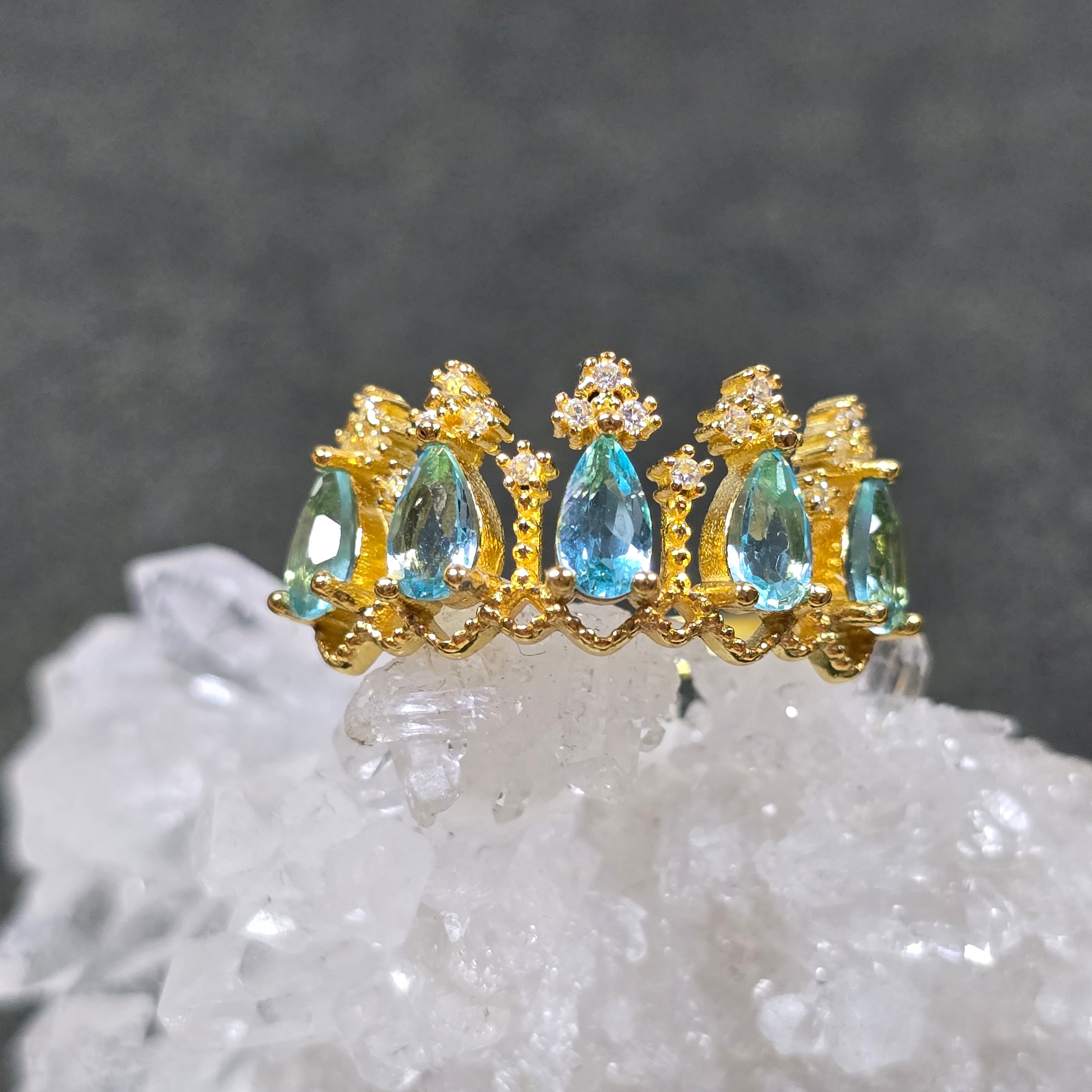 ミナカリ リング ルビー サファイア エメラルド等 天然石9石 13