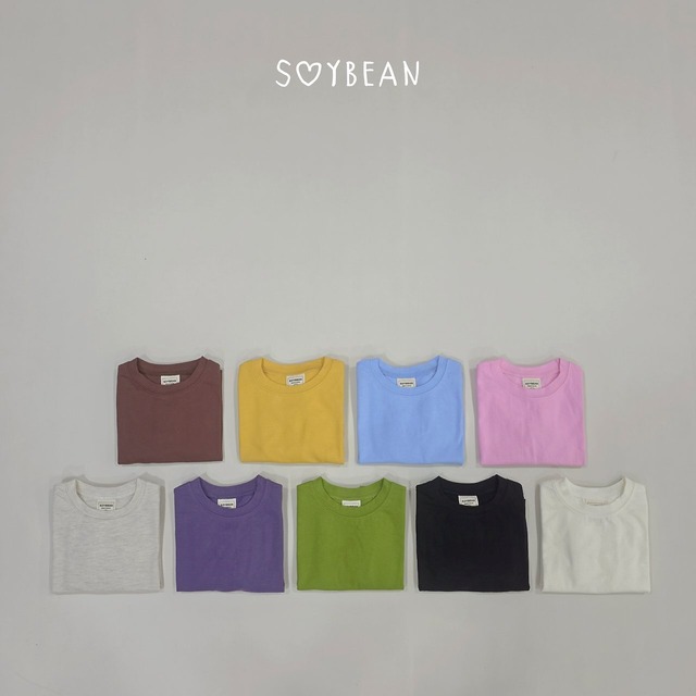 【ﾉﾍﾞﾙﾃｨ＆送料無料】Loose-fit long-sleeved T-shirt / soy bean