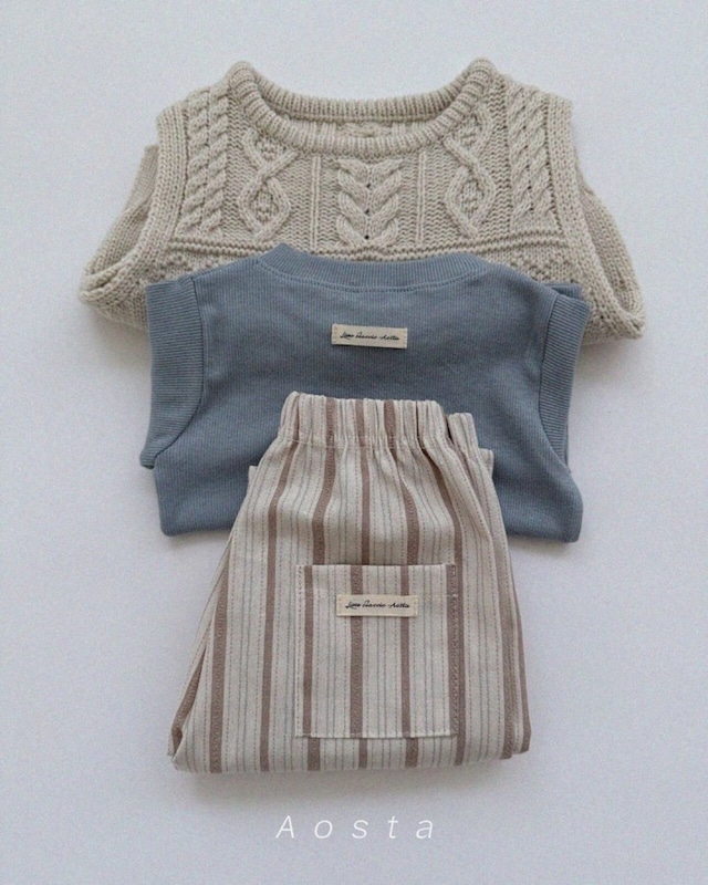 予約⌇aosta / Fe river pants