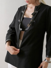 1960's Hermès / Wool Smock Wool Blouse