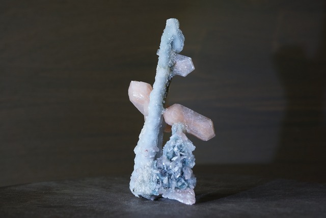 アポフィライト/スティルバイト/カルセドニー 　Apophyllite/Stilbite/Chalcedony 861