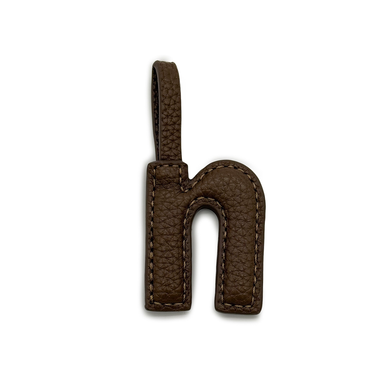 INITIAL CHARM Small (GREIGE)