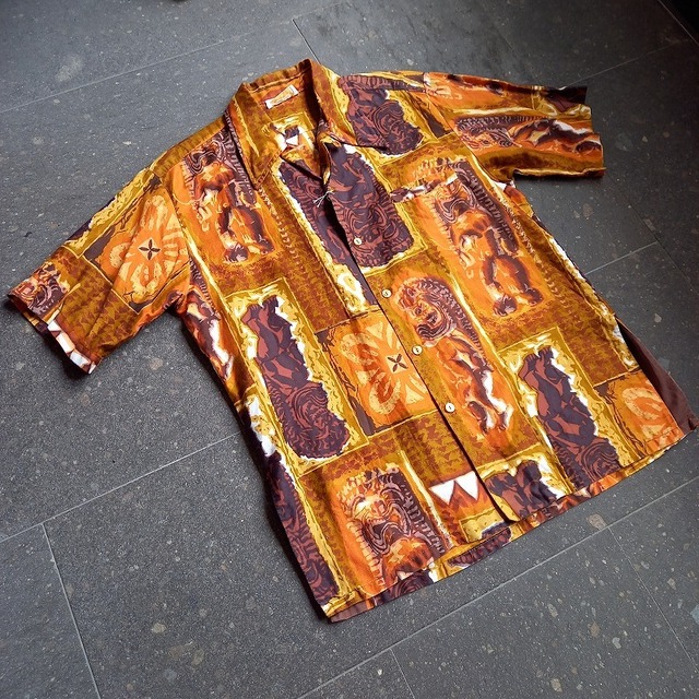 70's ハワイアンシャツ used [106021]