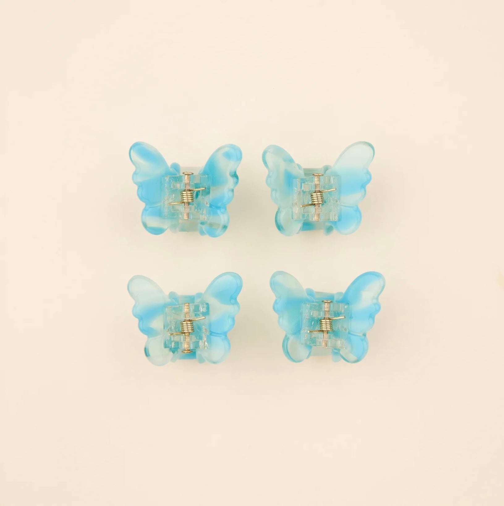 【Coucou Suzette Happy BDAY(10thanniversary) -Mini butterflies hair claw set-】