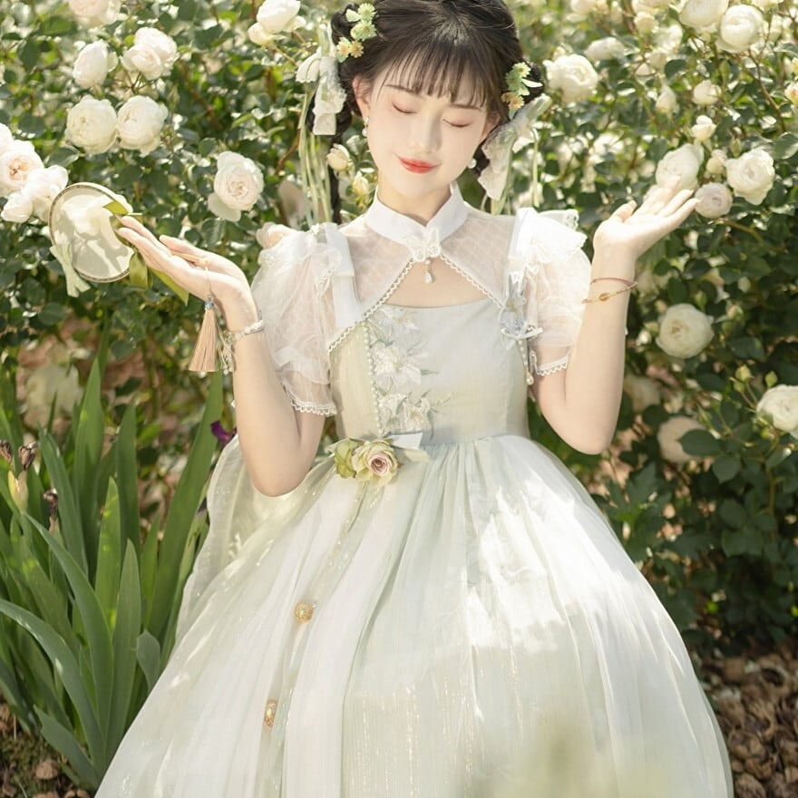 華ロリ 中華ロリータ チャイナ風 セットアップ ショール JSK