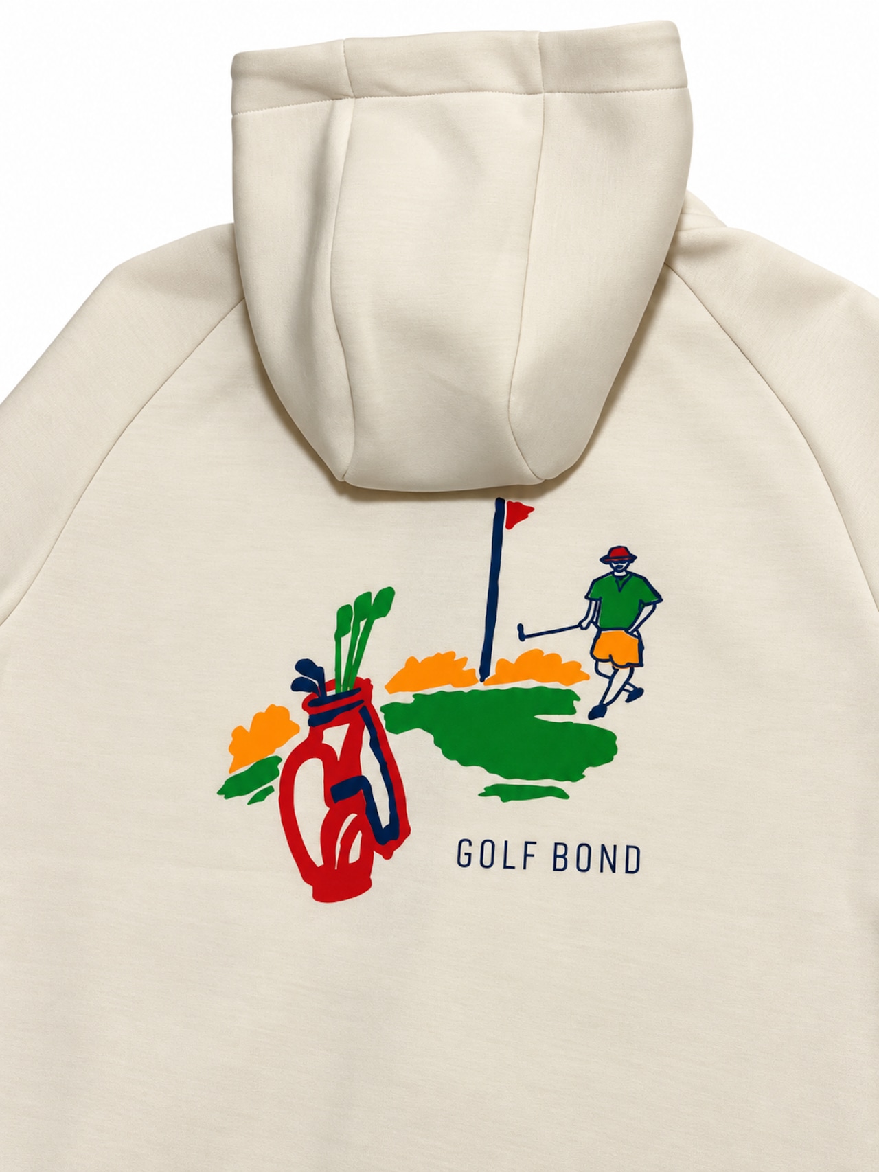BOND BOY TECK ZIP HOODIE O.WHITE【PRE ORDER】