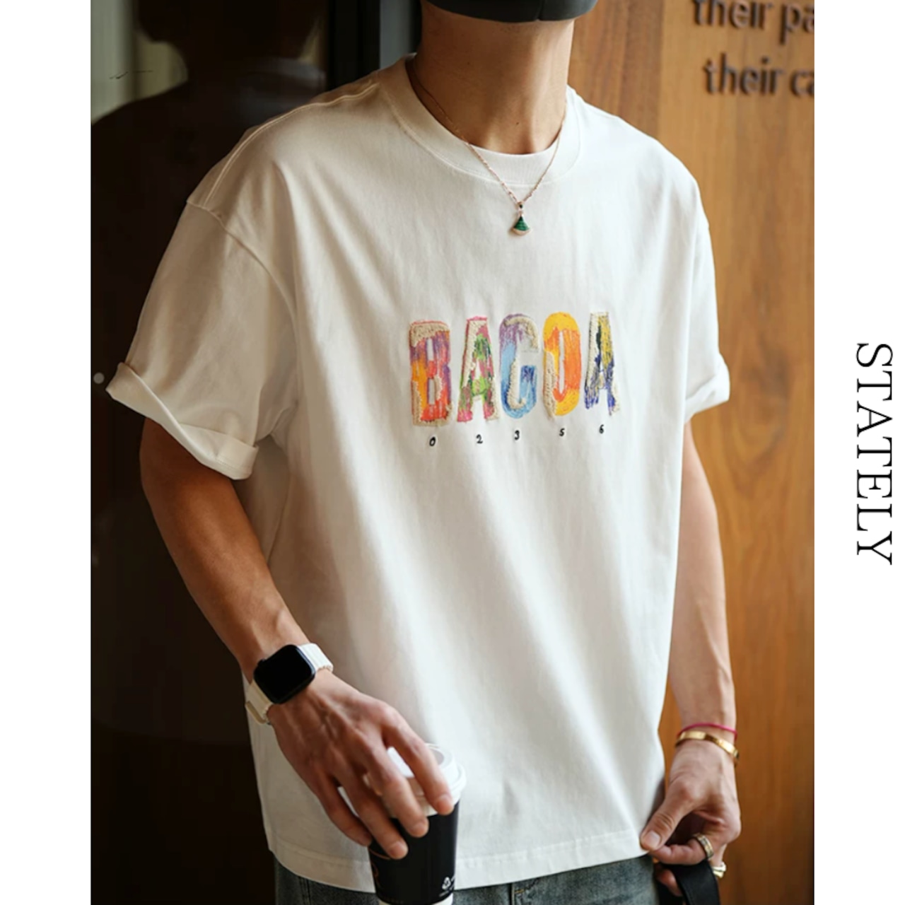 BAGOA Art ロゴ Tee/2color_T233・画像6