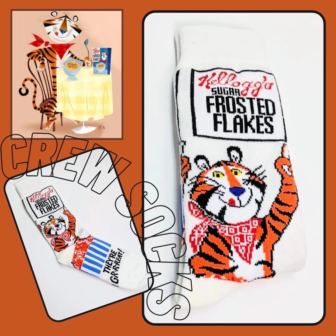 再入荷！【Tony the Tiger  / トニーザタイガー 】 crew socks / クルーソックス〚アメリカン雑貨 アメトイ〛