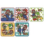 スーパーマリオミニタオル5枚組(6803005)