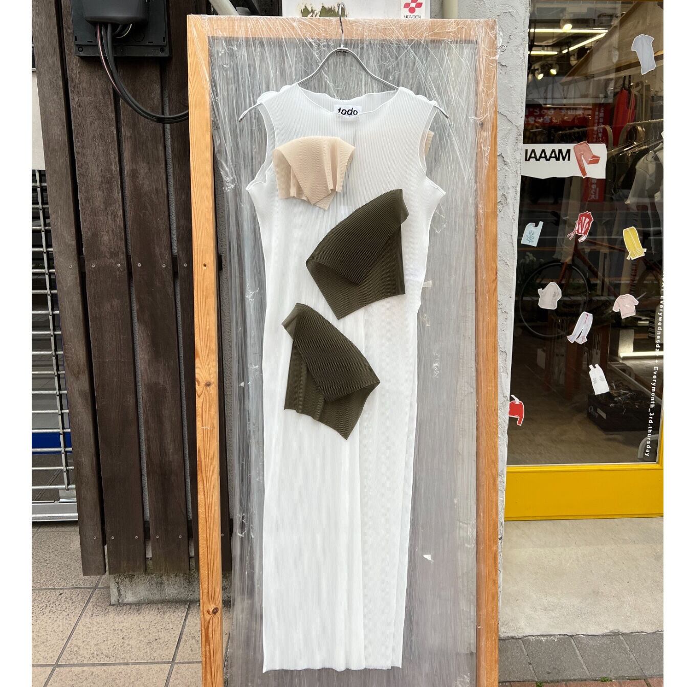 kotohayokozawa LONG SLEEVE DRESS (BLACK) TD22SS-PD05 | IAAAM