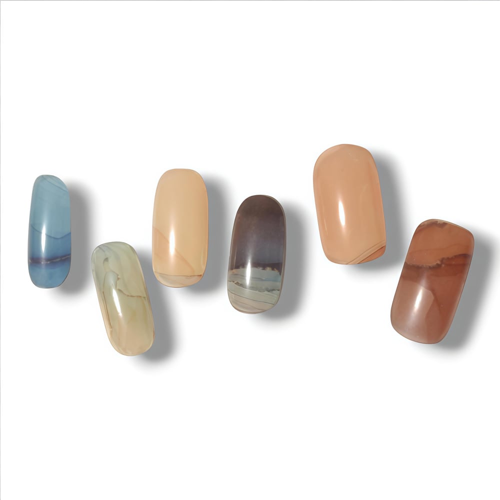 半硬化ジェルネイルシール「Gel Nail Stickers」008 Alcohol ink