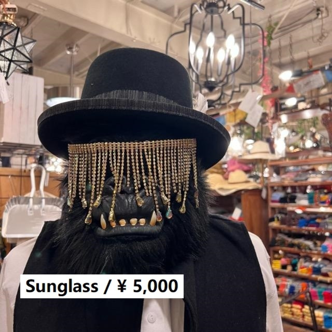 TOPANGA Accessory　フリンジビーズスポーツサングラス　ファッション　サングラス　パーティ　イベント　装飾