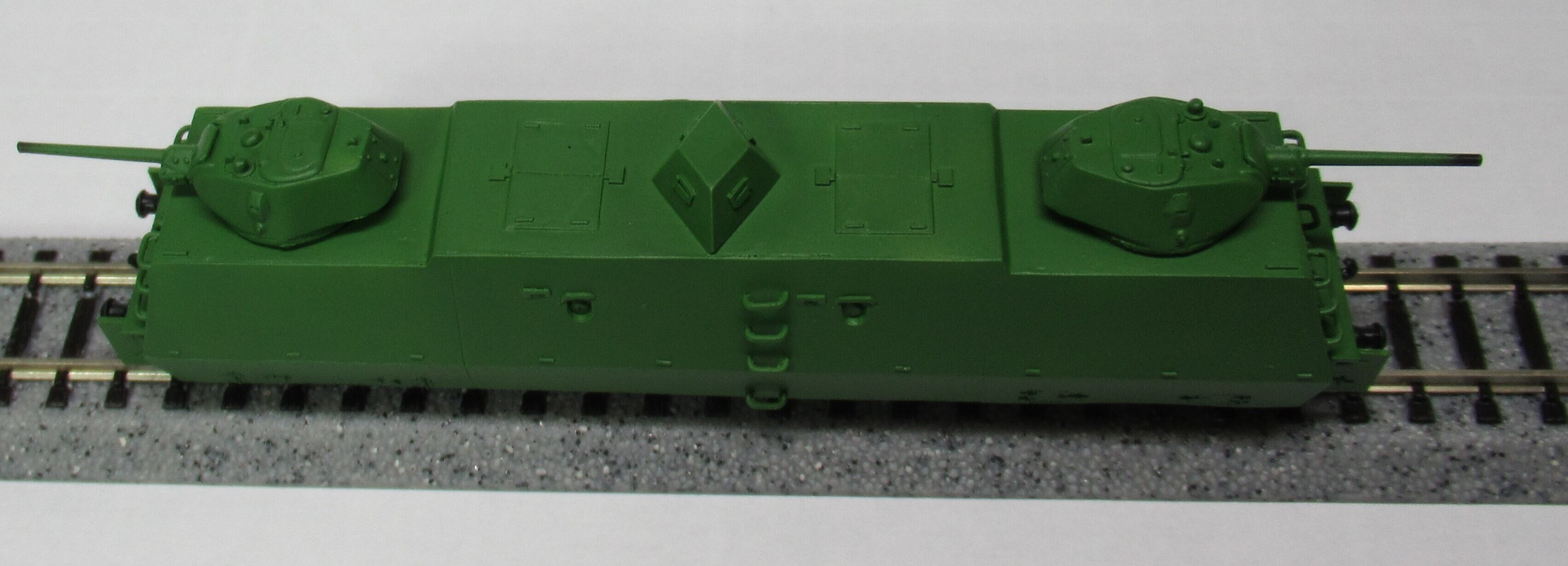 R-0049 Russia(Soviet) 装甲列車 コズマ ミニン T-34砲塔X2 1/144