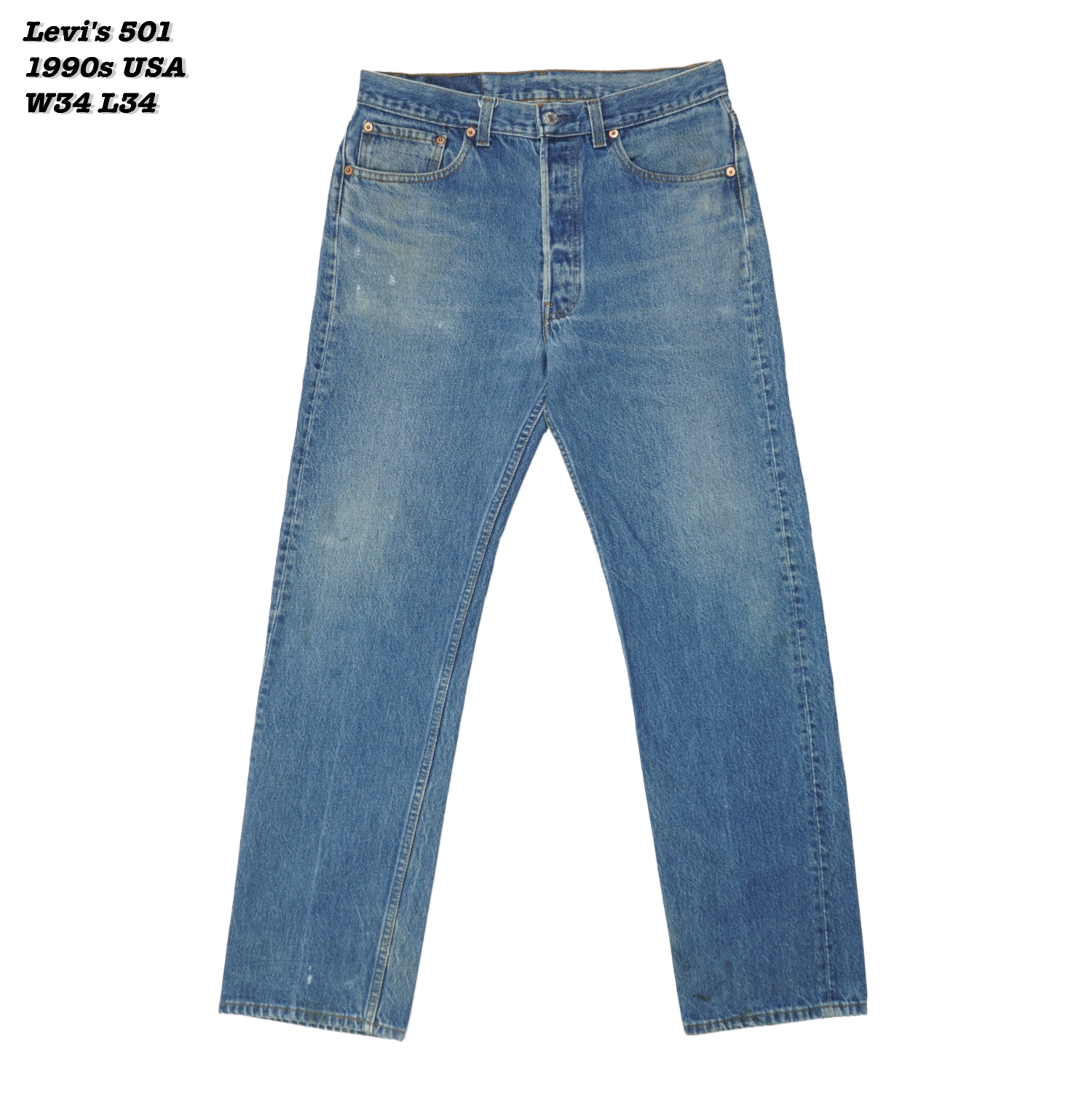 神サイズ W34 90s USA製 Levi's 501 denim pants 1990s Levi's 501xx Denim Pants USA w34 Levis 501 W34 L30 - Etsy