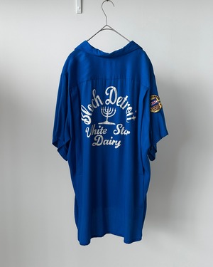 -King Louie- Vintage 60s L Bowling Shirt made in USA