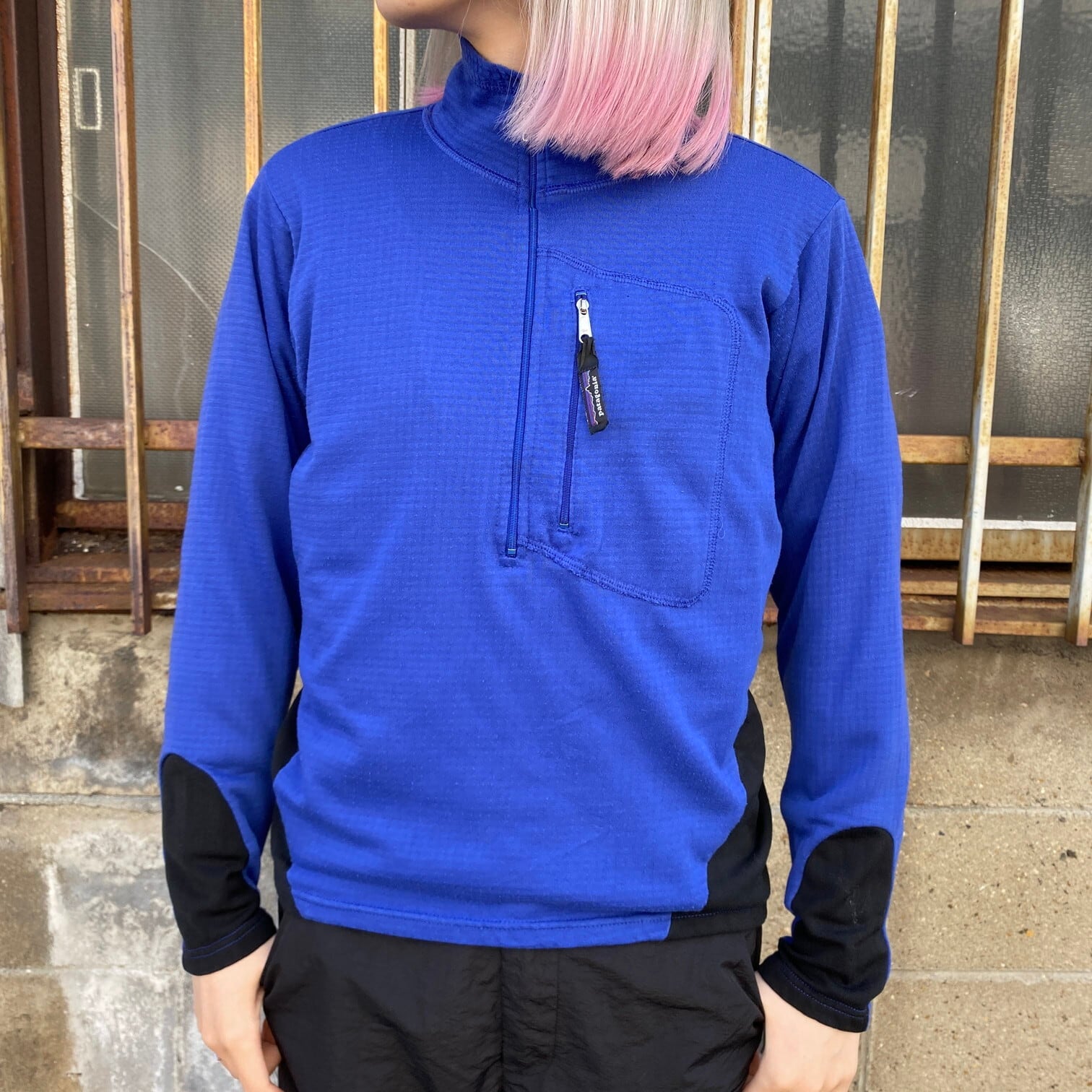 【シンチラ】パタゴニア　Patagonia　フリース　ハーフジップ　カーキXXL