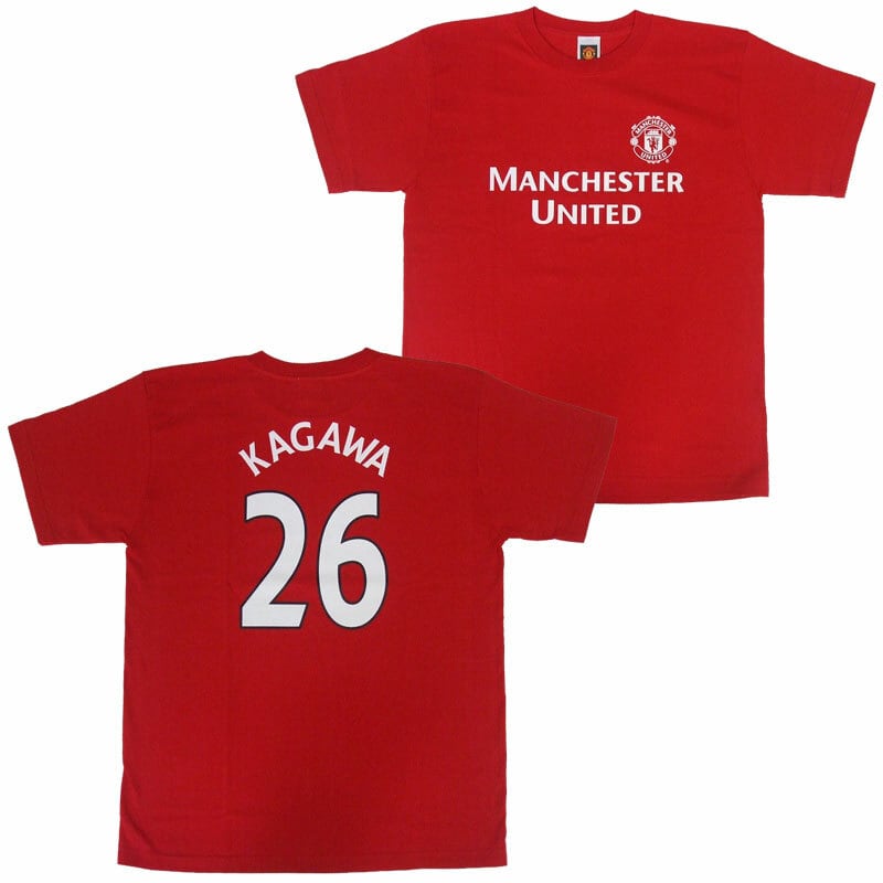 マンチェスター・ユナイテッド KAGAWA 26番シャツ Lサイズ マンチェスターユナイテッド香川 ネーム&ナンバーTシャツ レッド