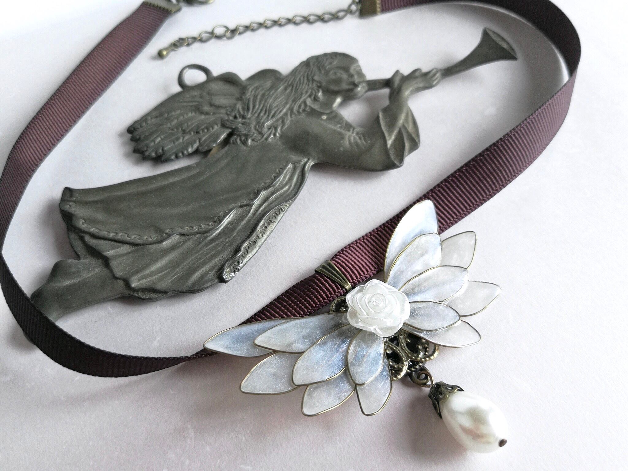 天使の羽チョーカーネックレス | Atelier＊NAGI