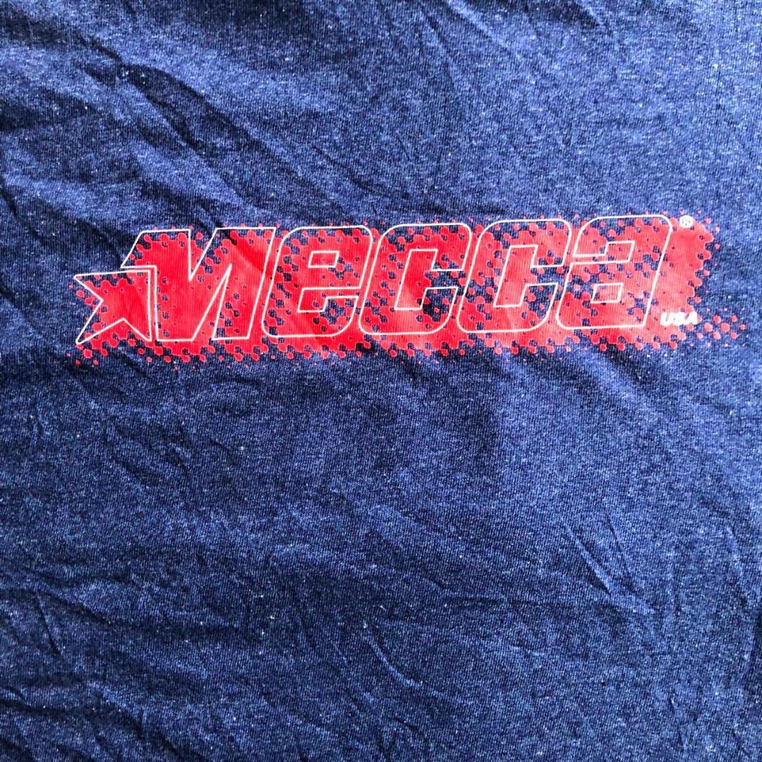 デッドストック 90s USA製 メッカ 長袖Ｔシャツ ネイビー XL Mecca USA