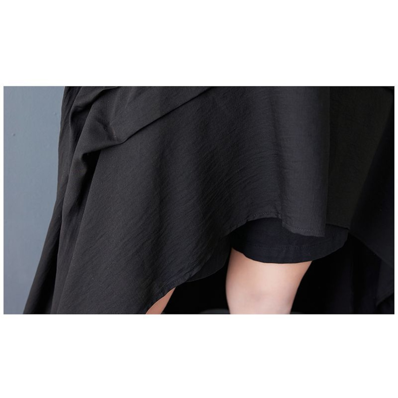 アシンメトリー 切替ライン ワンピース 00304