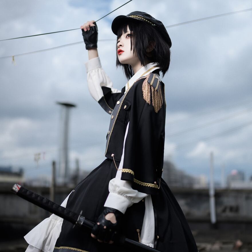 ゴスロリ通販 With U 予約販売 ゴシック ロリィタ ミリロリ 軍服 帽子
