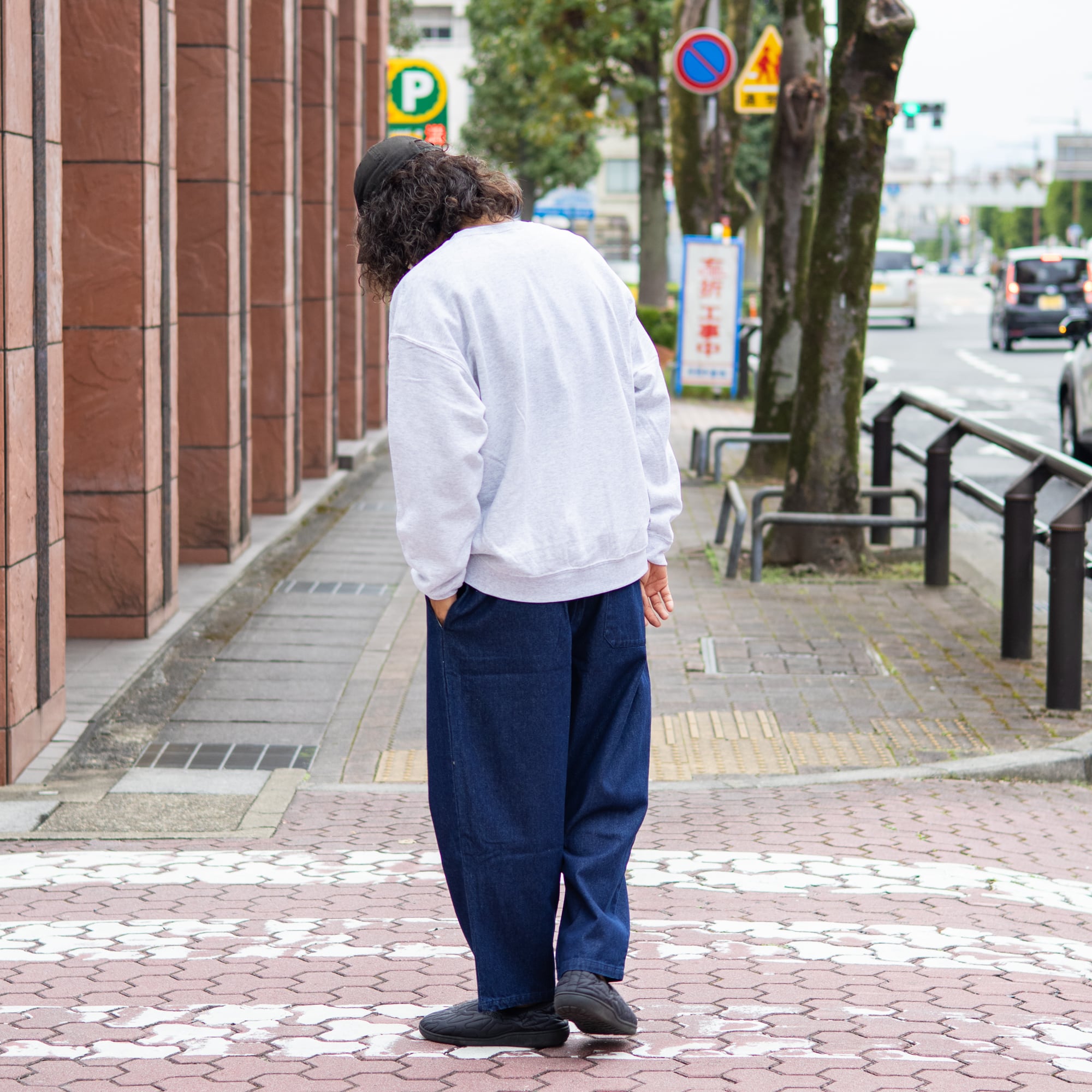 VOIRY SUNDAY PANTS-DENIM D-BLUE / VOIRY | PEPS