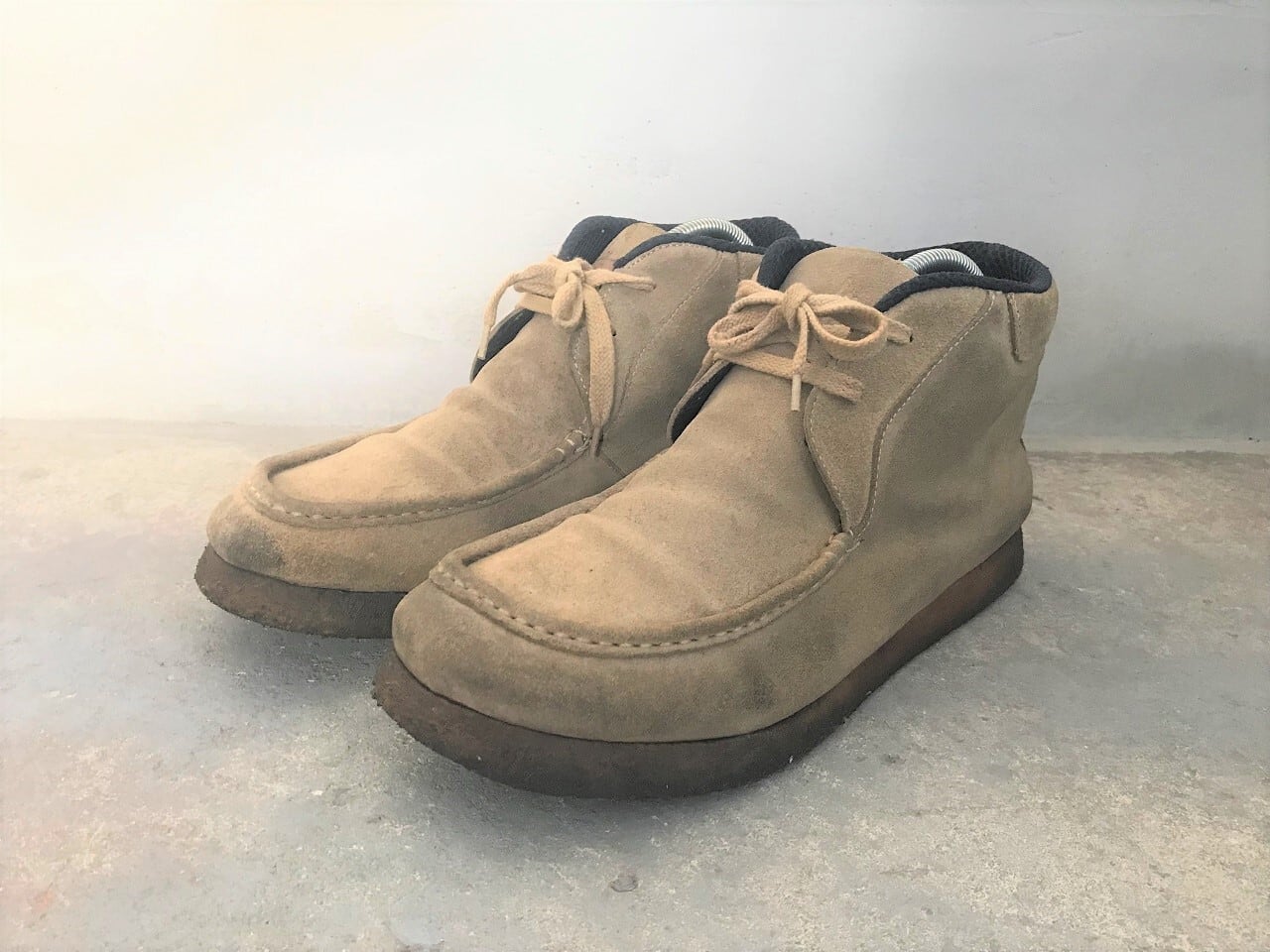90~2000s Stussy suede boots BEIGE