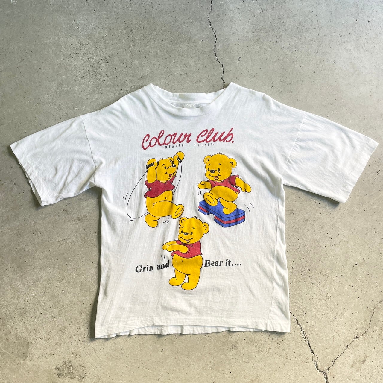 90年代 パロディ? キャラクター プリント Tシャツ メンズL相当 古着