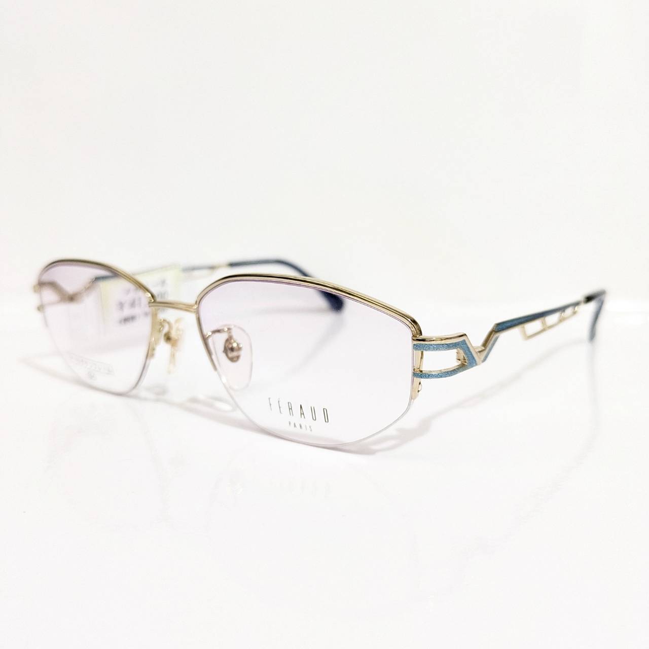 【FERAUD】ウエリントンナイロールフレーム GP ゴールド・シアン