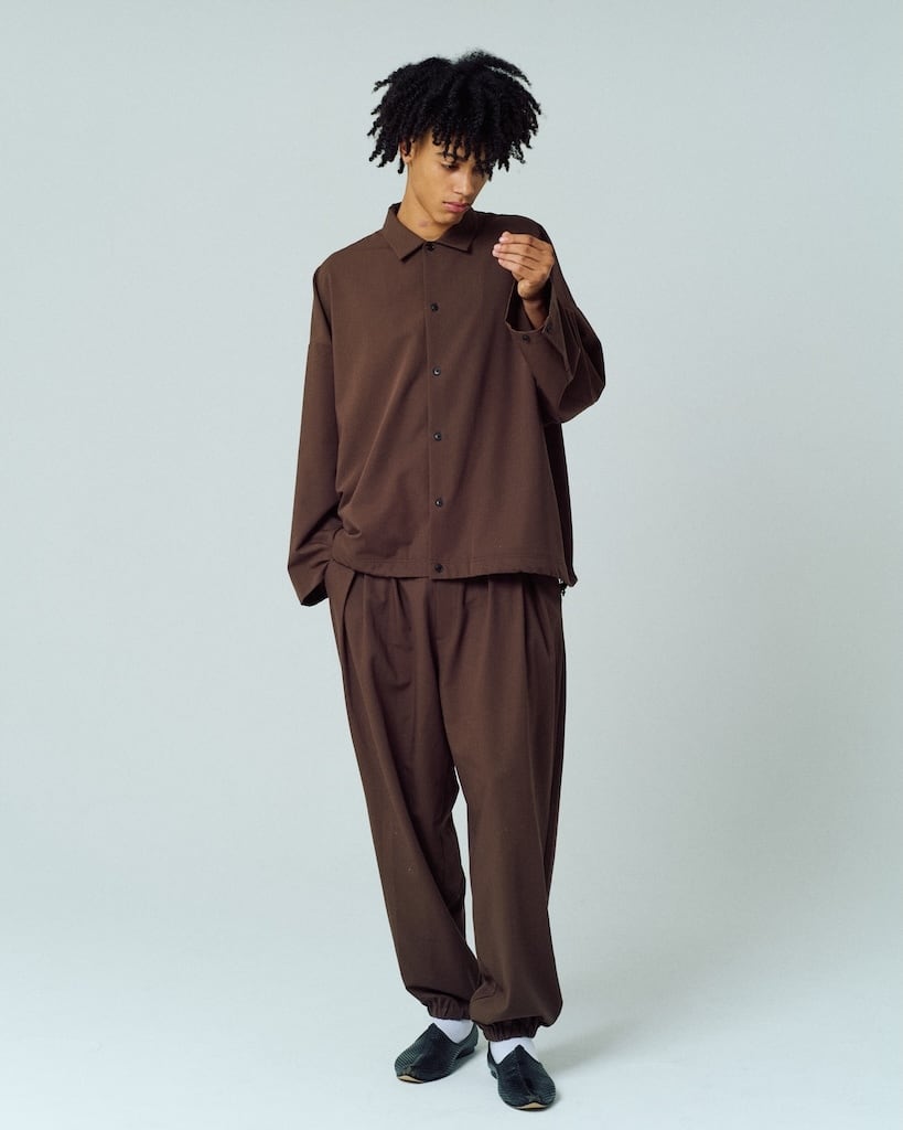 ADAM PATEK rounded over shirt (BRN) AP2525004