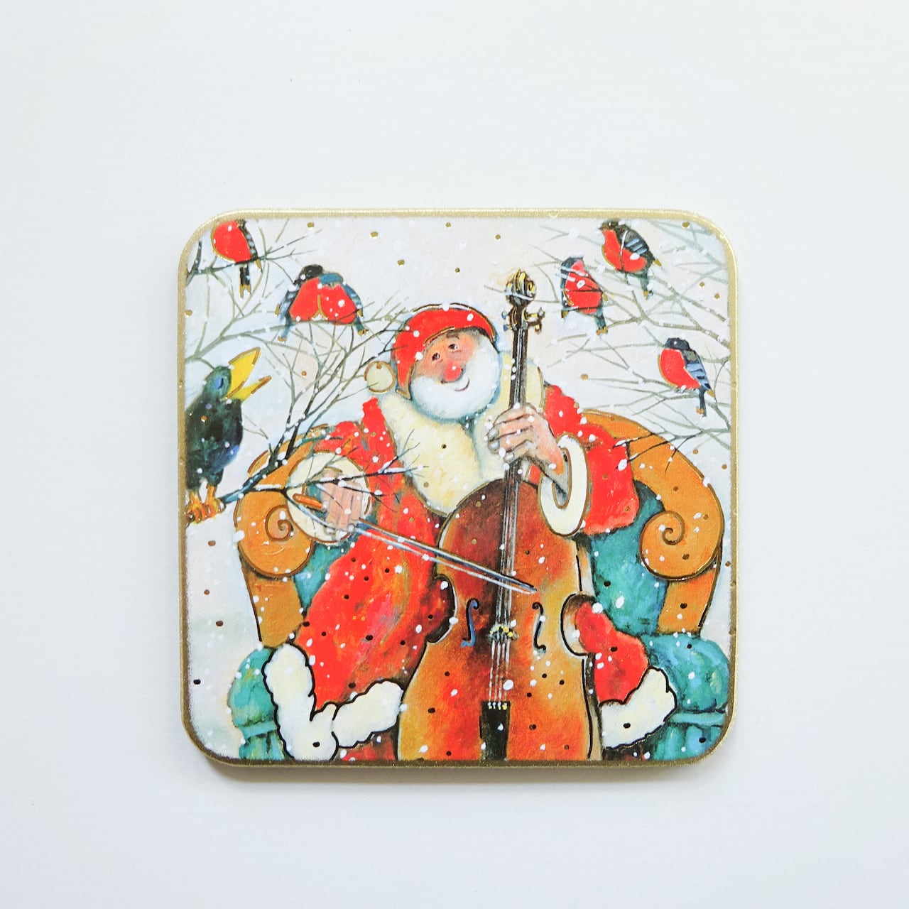 バンドリ クリスマス オリジナルクッション 2021ver ギター組み 非売品 クリスマス コースター C-1551 サンタ 音楽 Luka Basic | paperstory