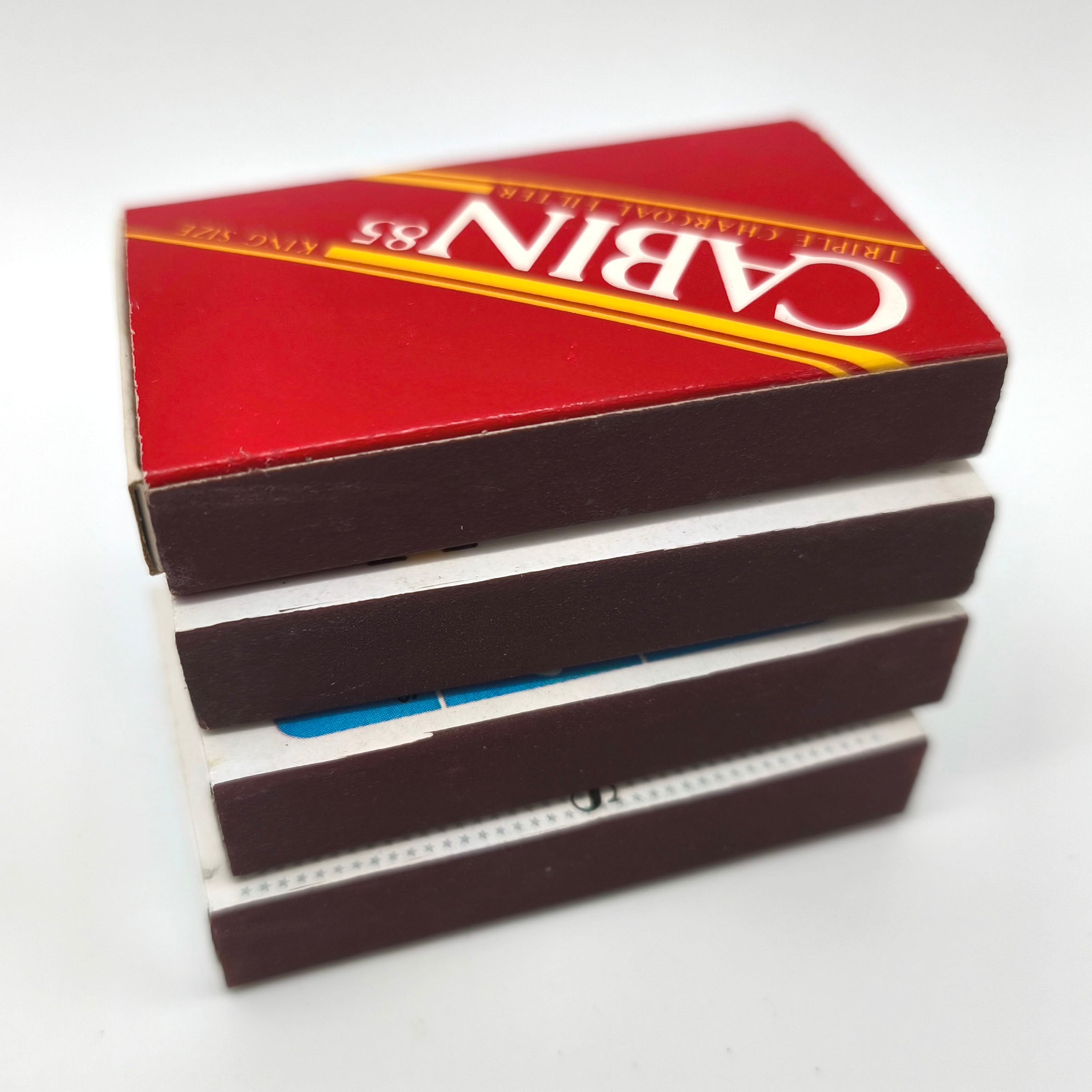 昭和レトロ・マッチ箱・4箱セット・タバコ柄・No.250523-09・梱包