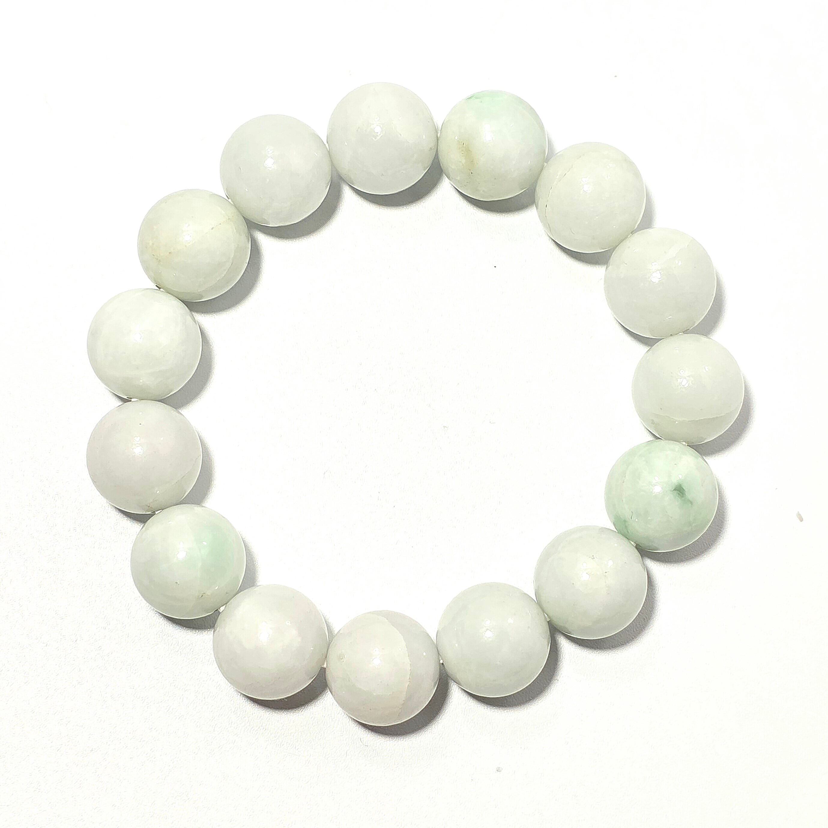 TY 様受注品】10㍉玉 ｻｲｽﾞ17cm 糸魚川翡翠ブレスレット | 糸魚川翡翠