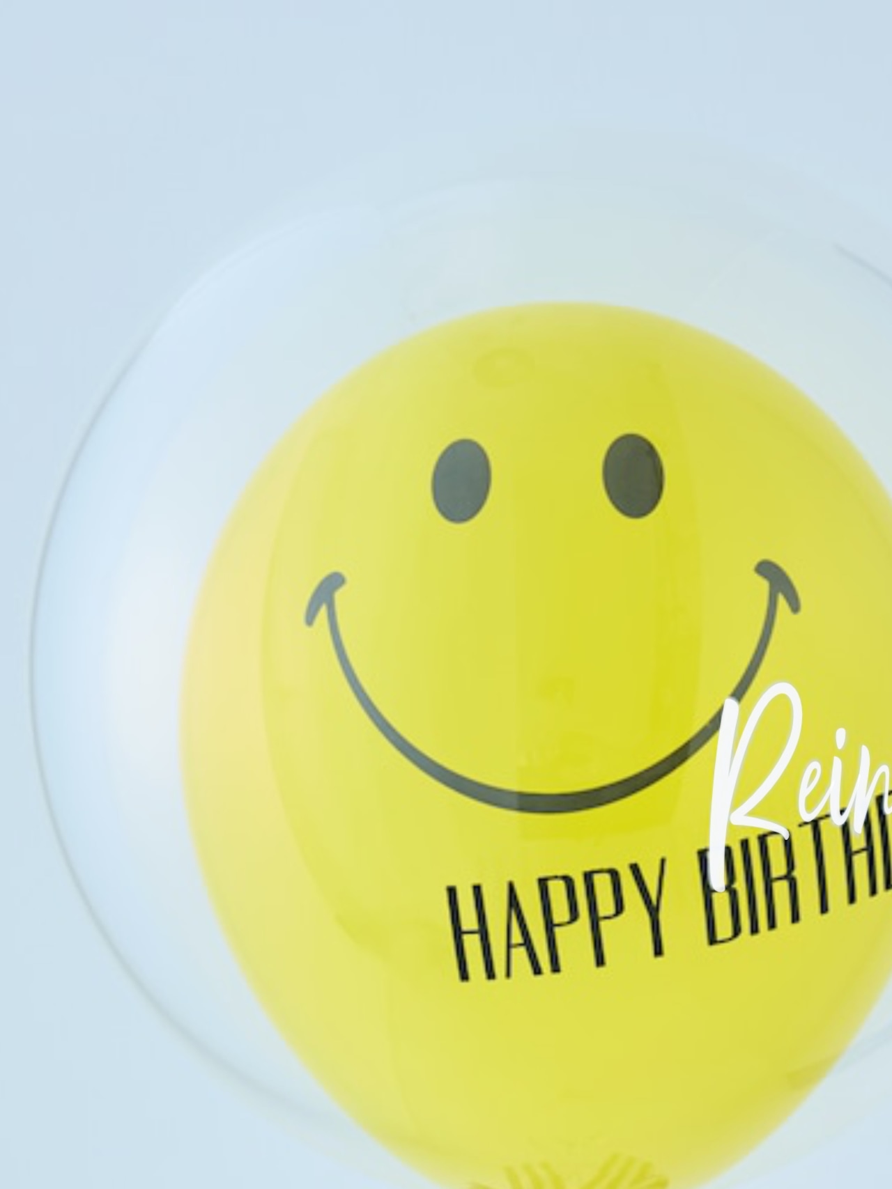 BUBBLE BALLOON sizeM スマイル