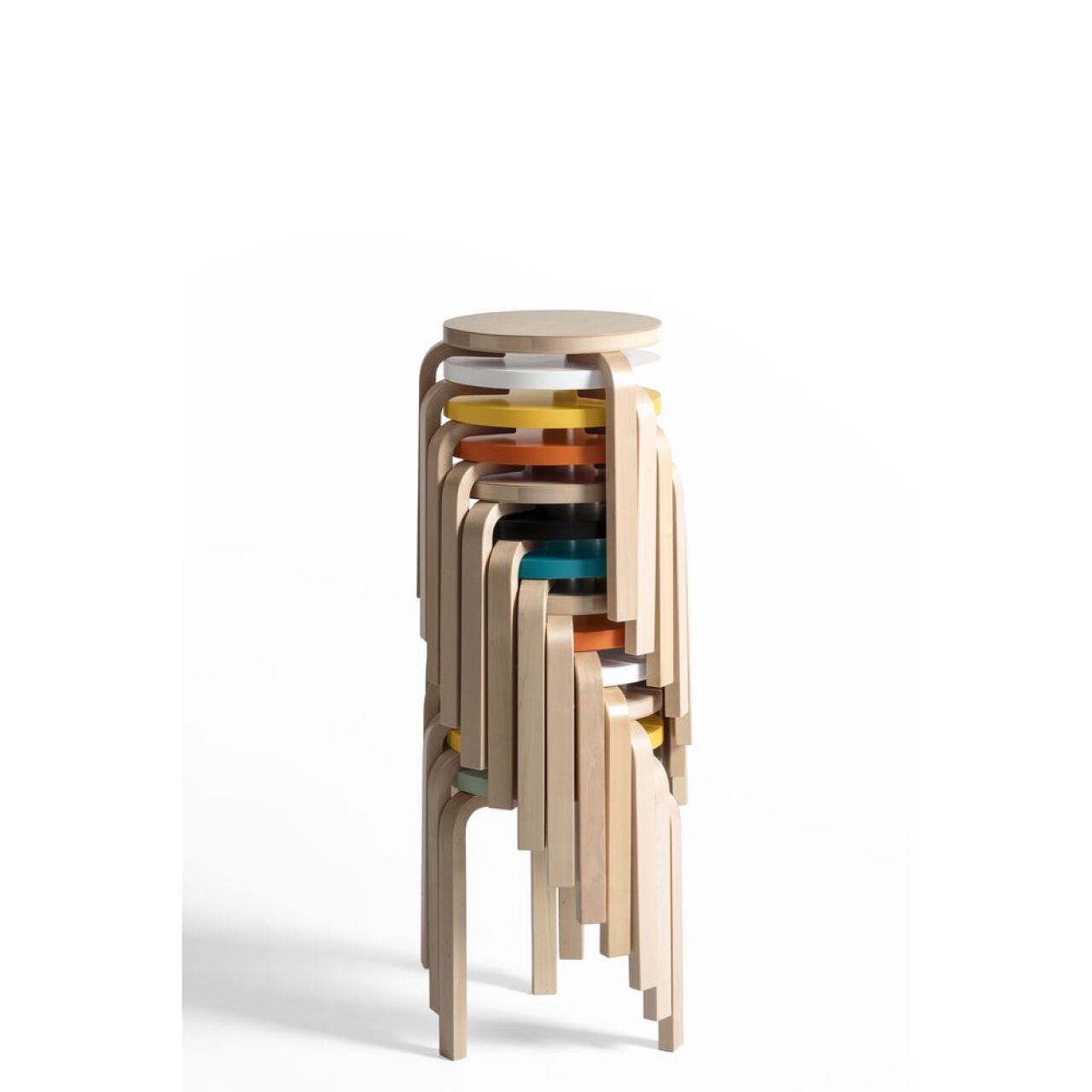スツール 60 / ホワイト ラッカー / Stool 60 / white lacquer / 3本脚