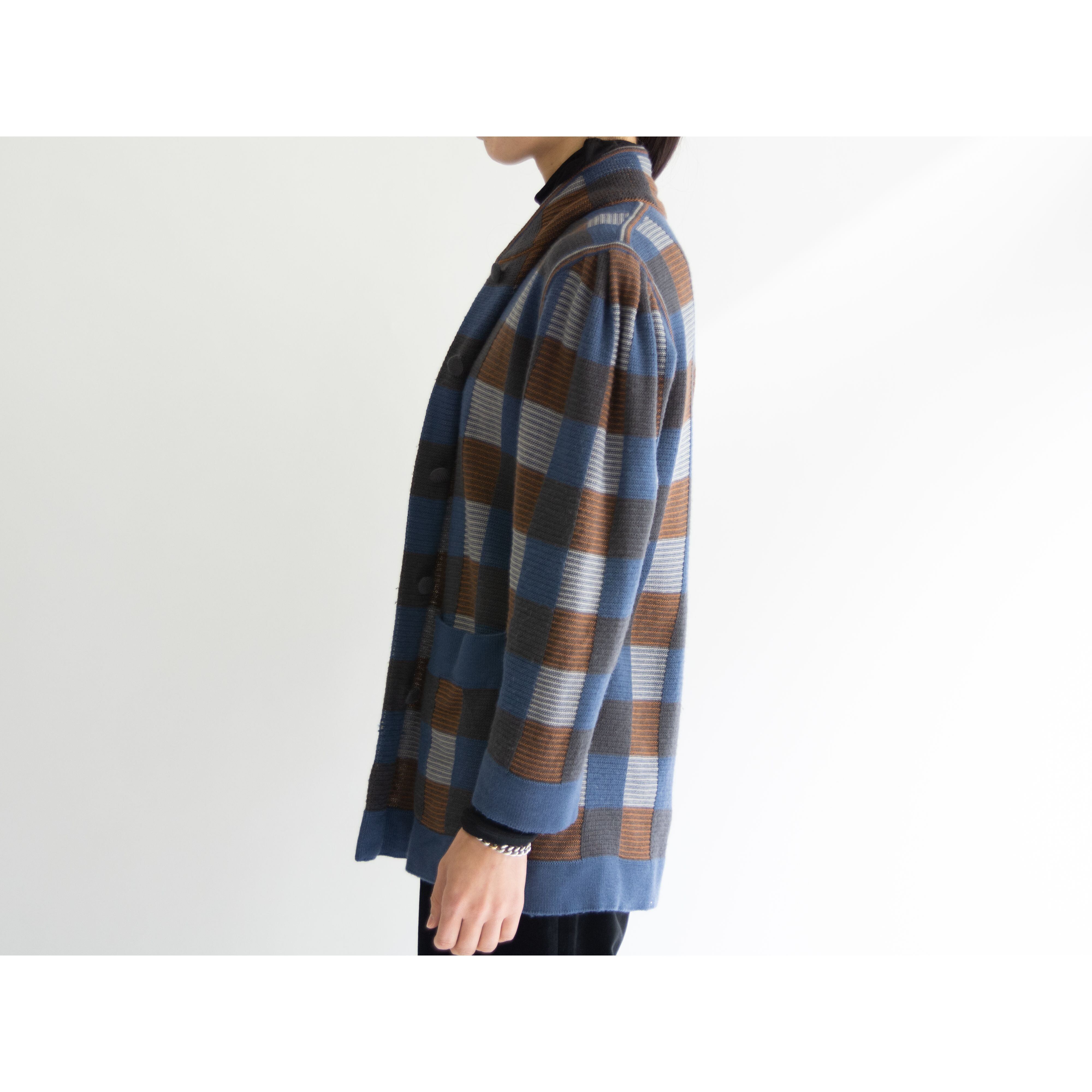 Michelina Stacpoole】Made in Ireland 100% Wool Check