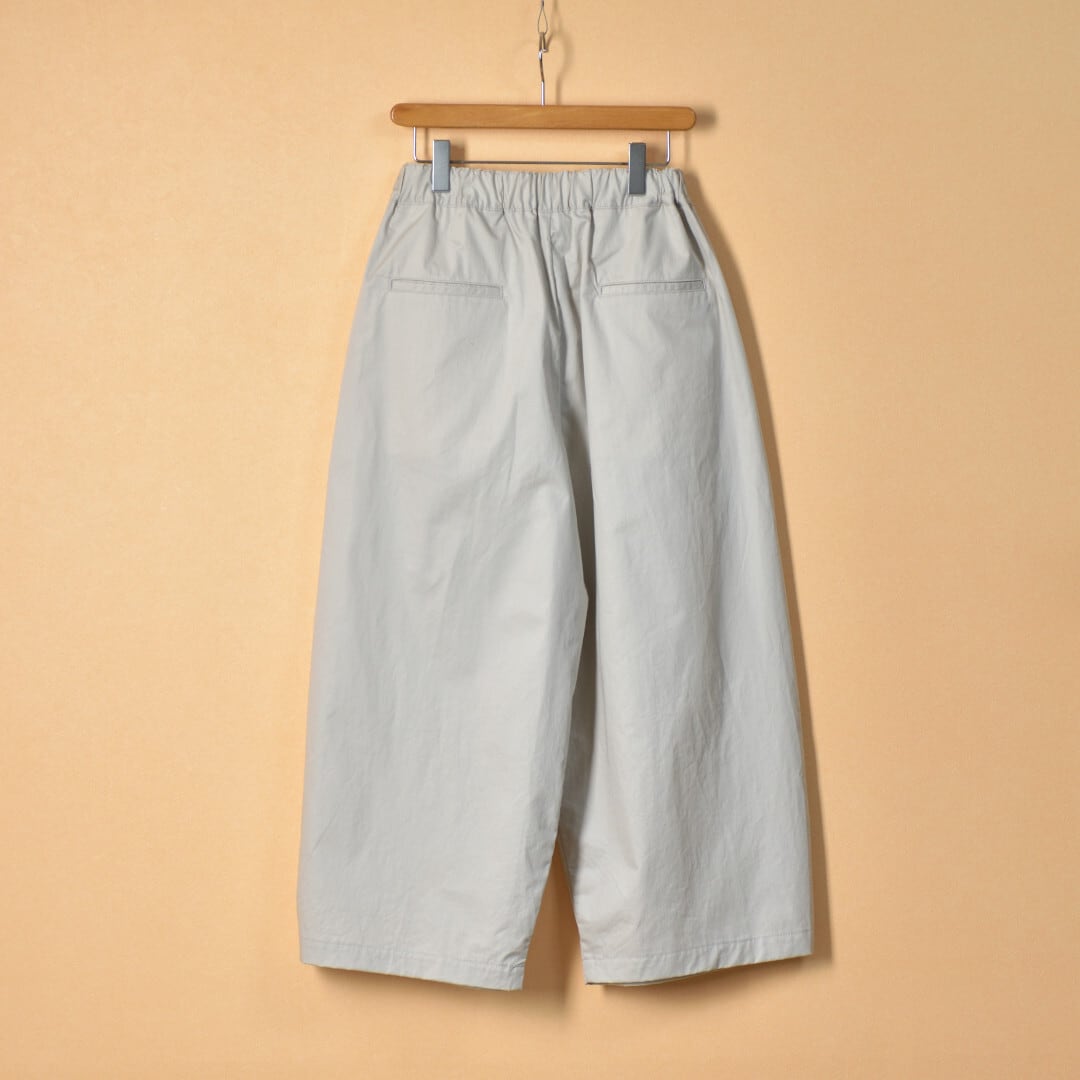 sasanqua by trees サザンカバイツリーズ slow pant スローパンツ・ライトグレイ【送料無料】