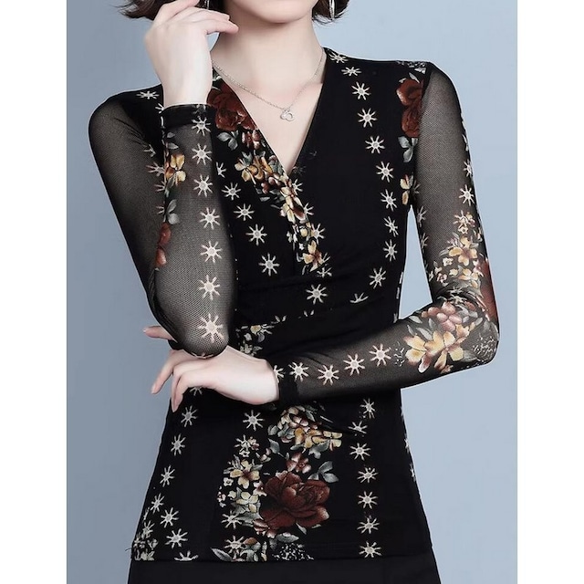 フラワーデザイン シアーメッシュ ダンストップス(5XLまで) ds0314