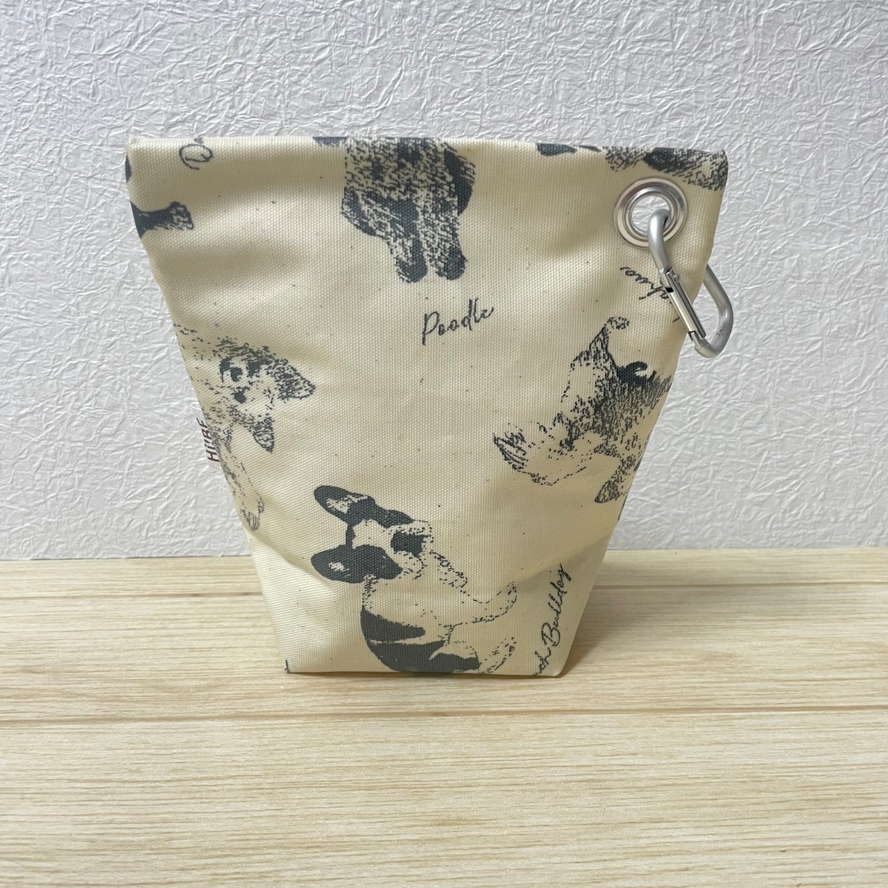 【Mサイズ】犬柄・プードル、シュナウザー|BIG消臭ポーチ★小型犬〜中型犬 うんち回収 排泄