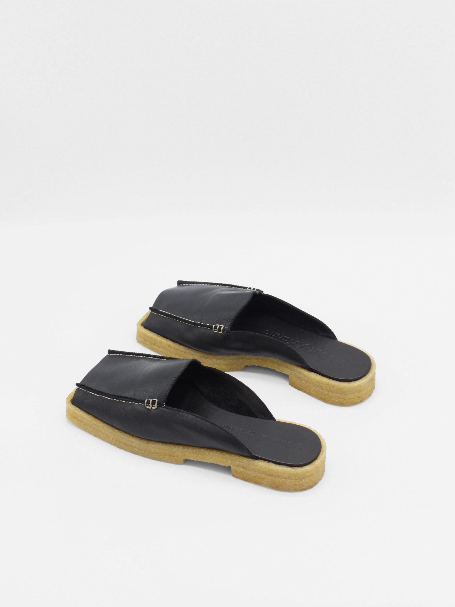 About Arianne - Gianni / crepe sole platform mules | LUIK FINN