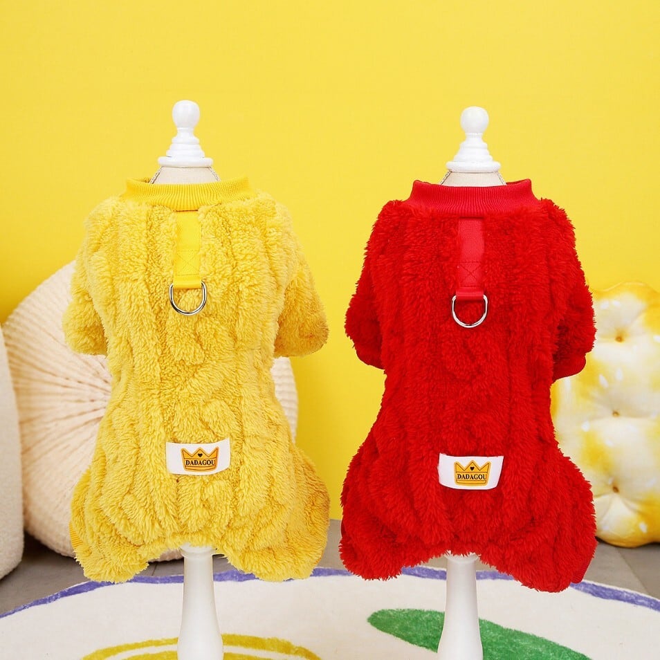 ダックスフンド服 商品受付ページ ロンパース 犬服 つなぎ レッド 赤